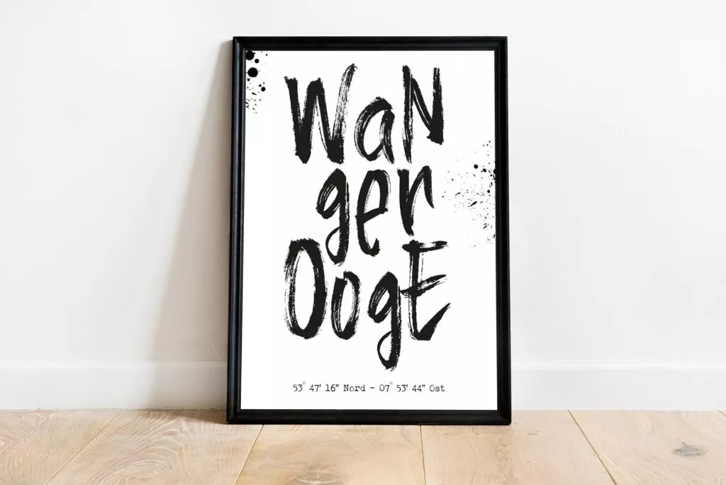 RAW-Type Heimat Print | Wangerooge 1